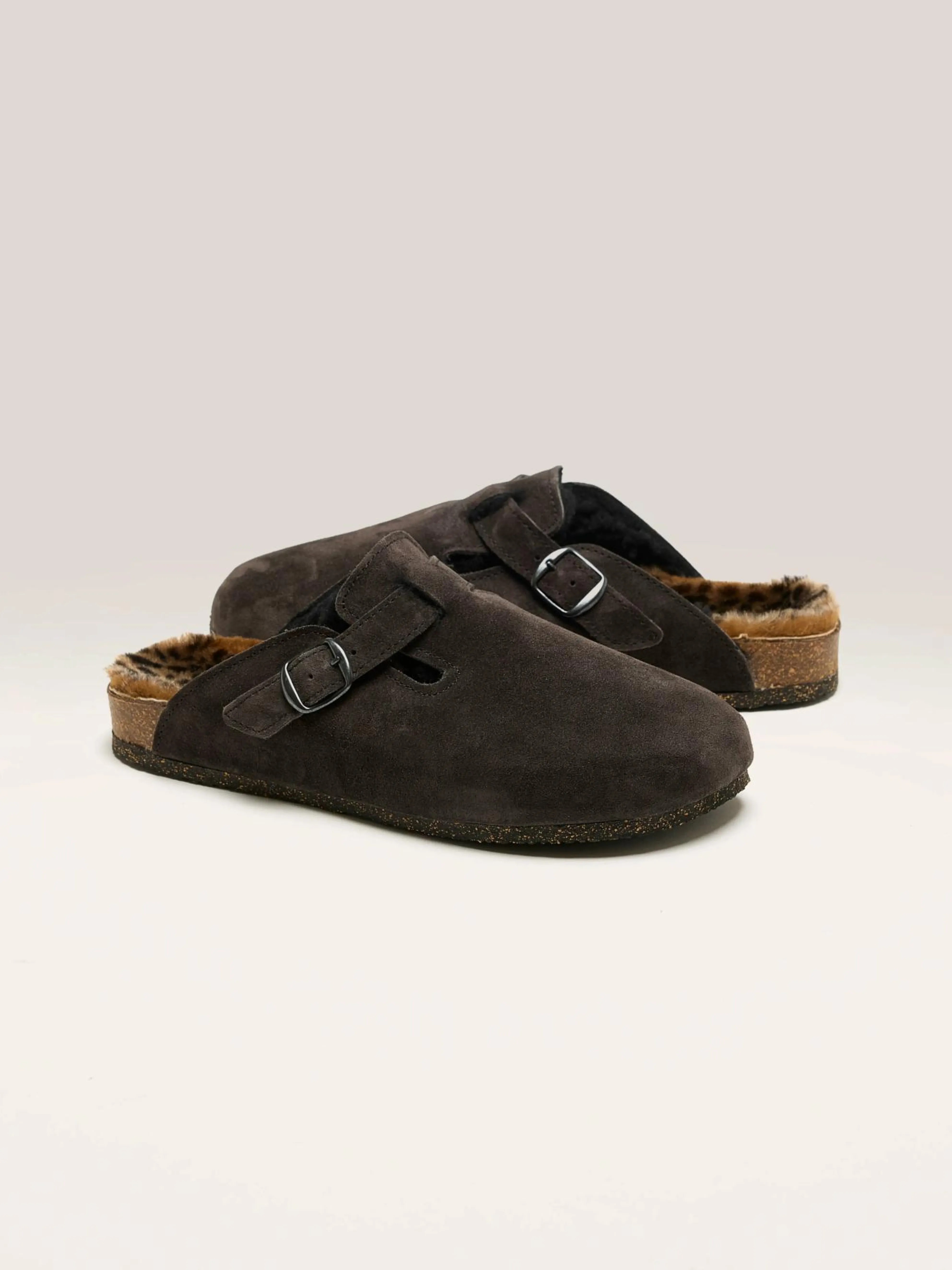 BOSABO Moka Luipaard Klompen