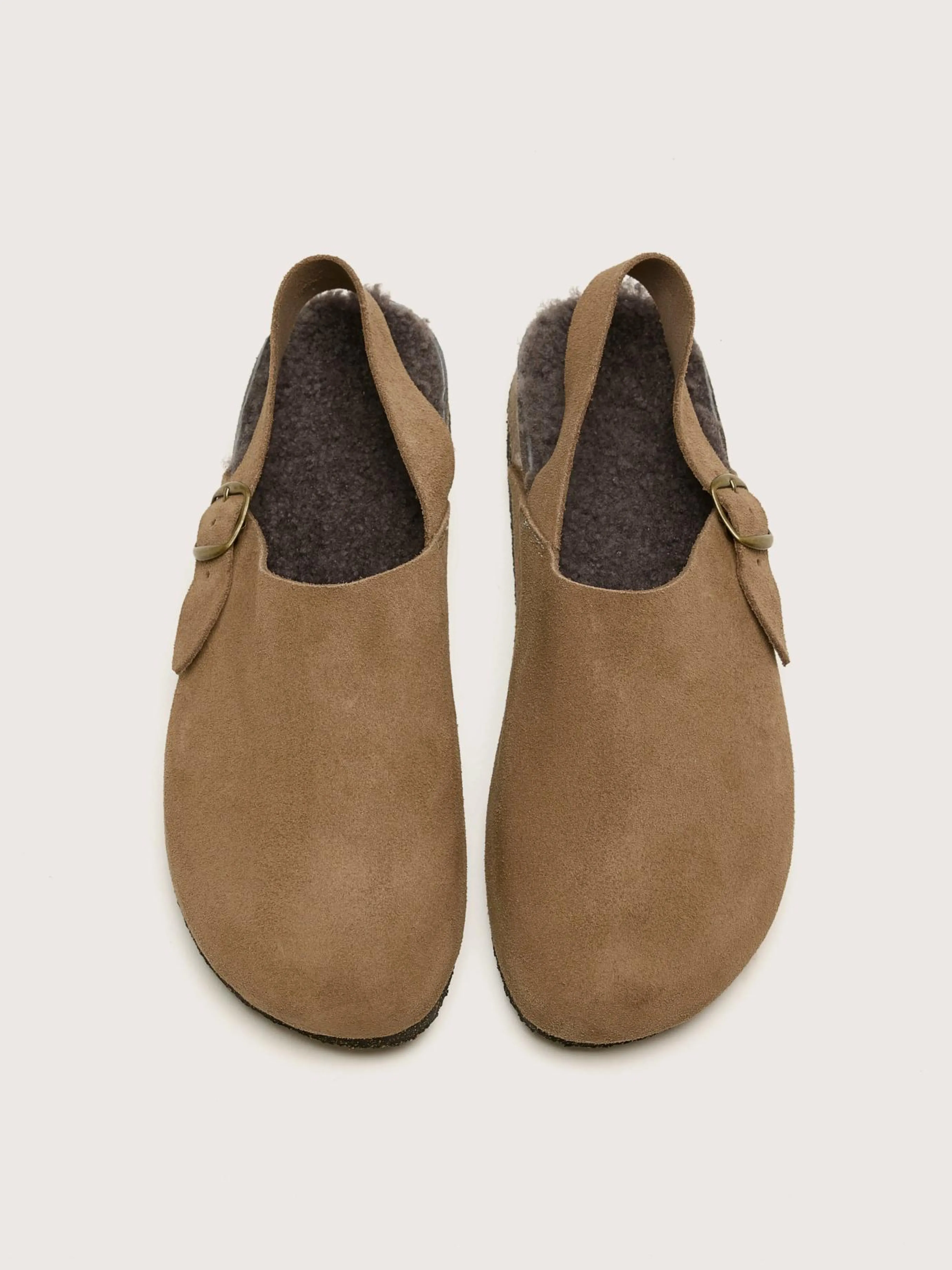 BOSABO Taupe Suède Klompen