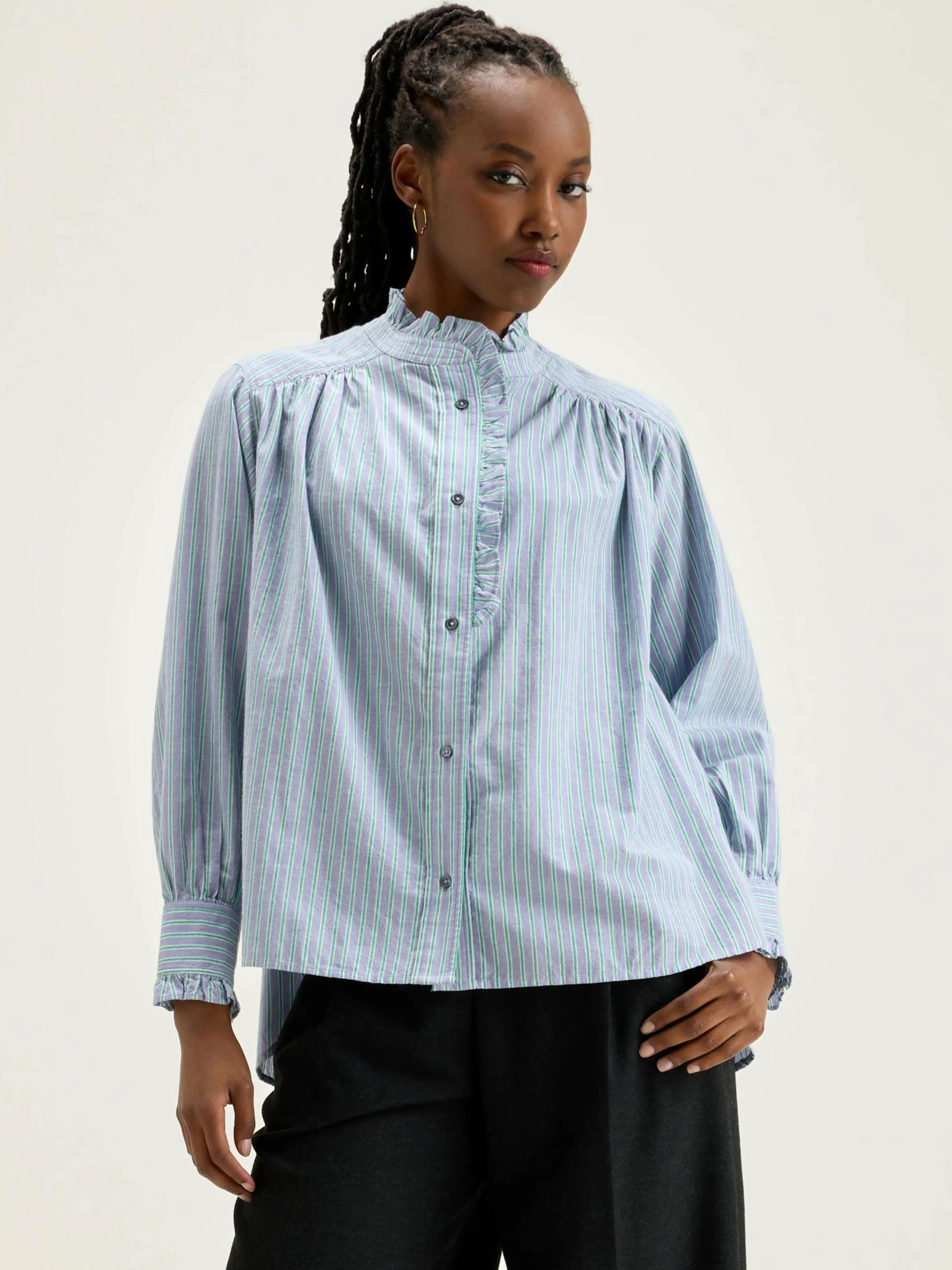 Claudia Gestreepte Blouse