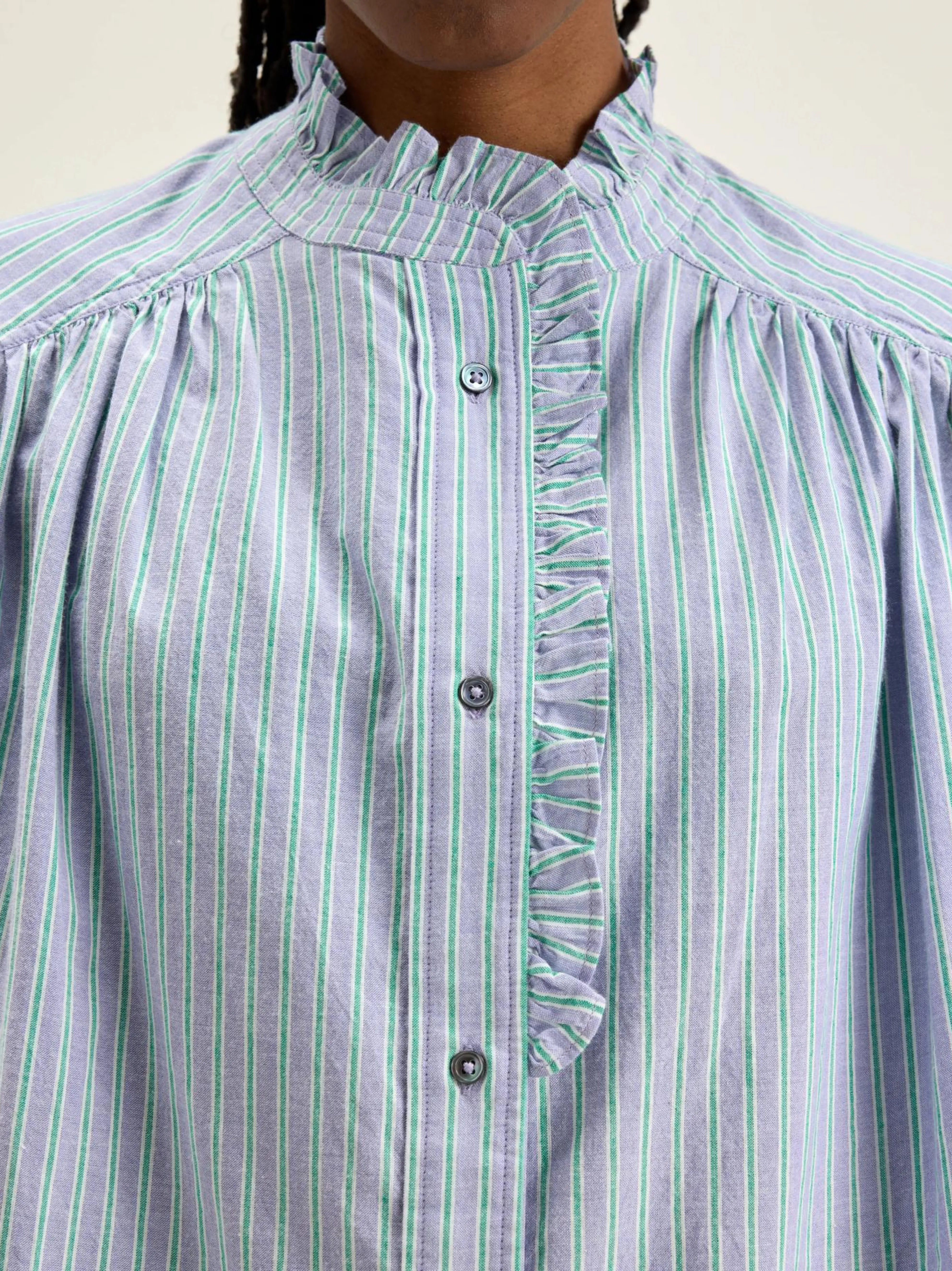 Claudia Gestreepte Blouse