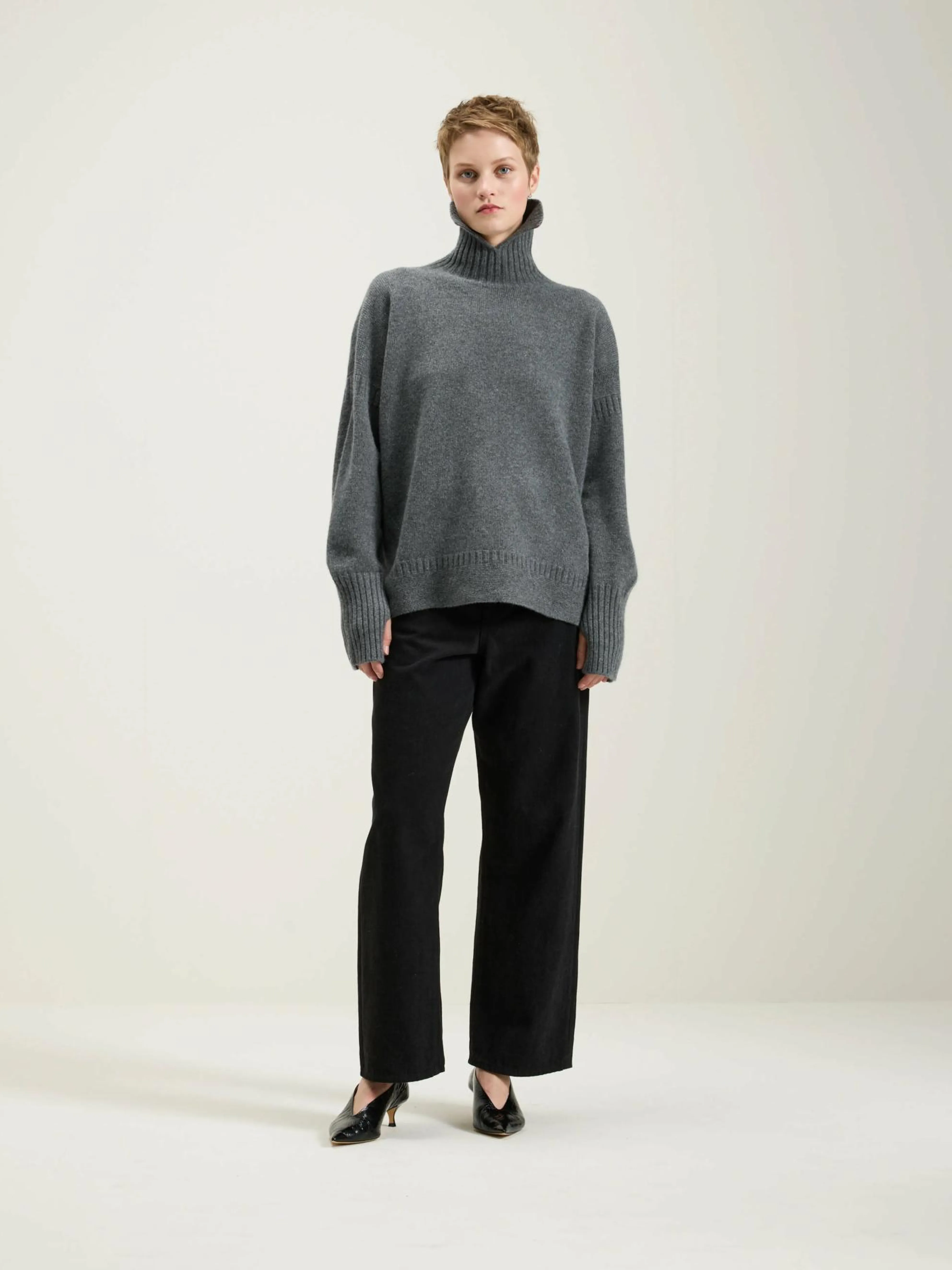 NICHOLSON & NICHOLSON Lulu High Neck Sweater