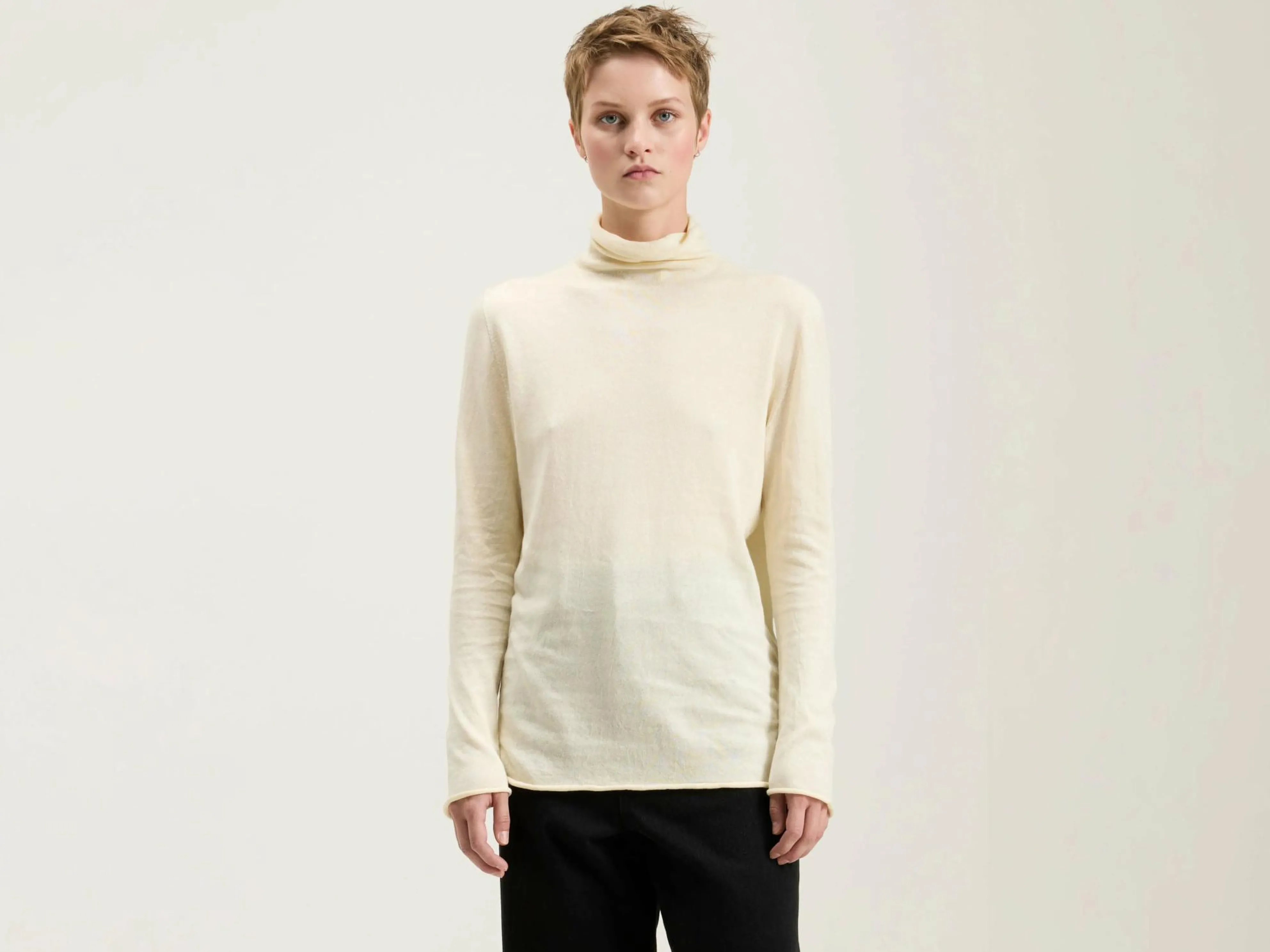 NICHOLSON & NICHOLSON Agnes Organic Cotton Turtleneck