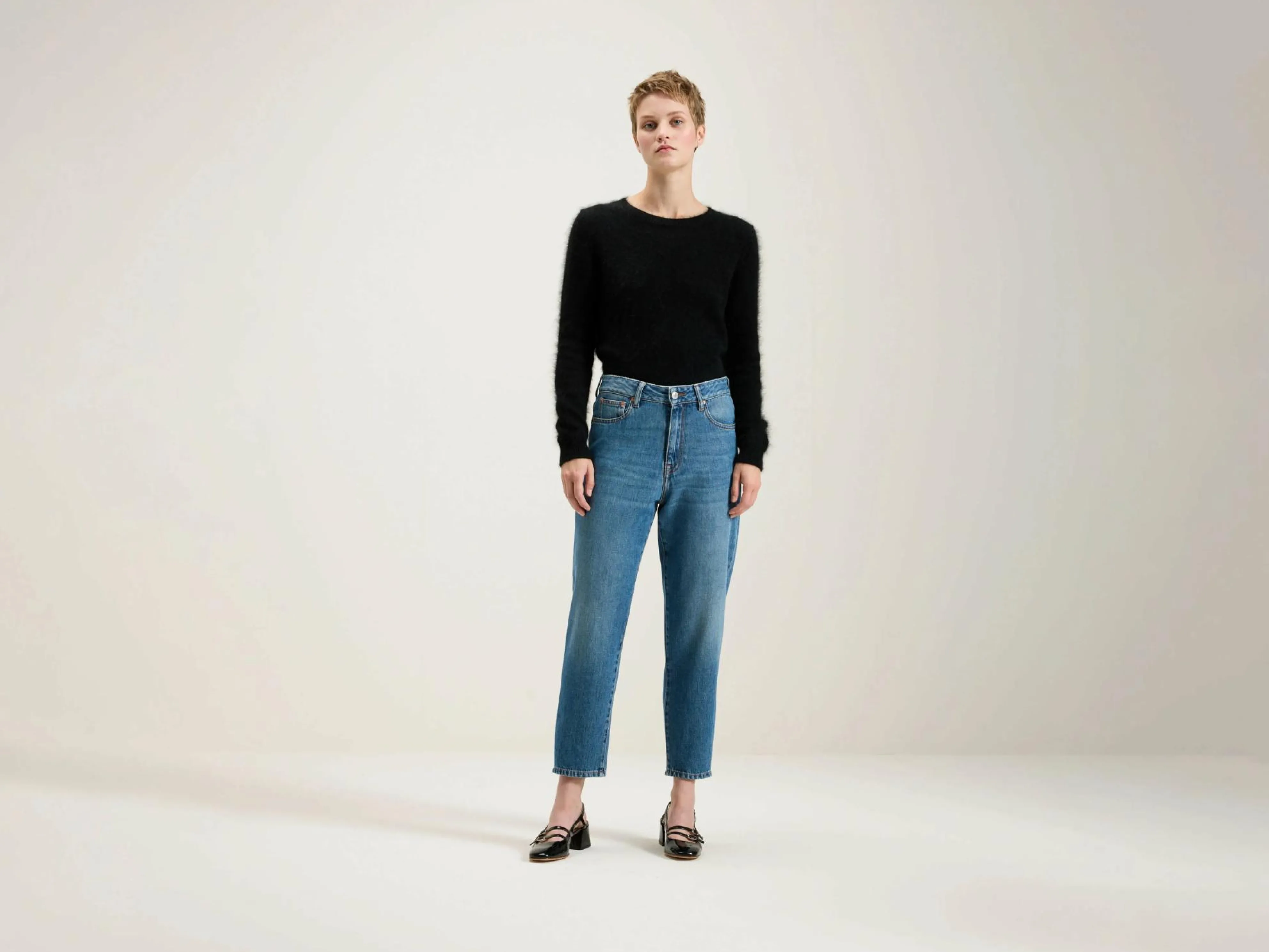 Puddy Tapered Cropped Jeans