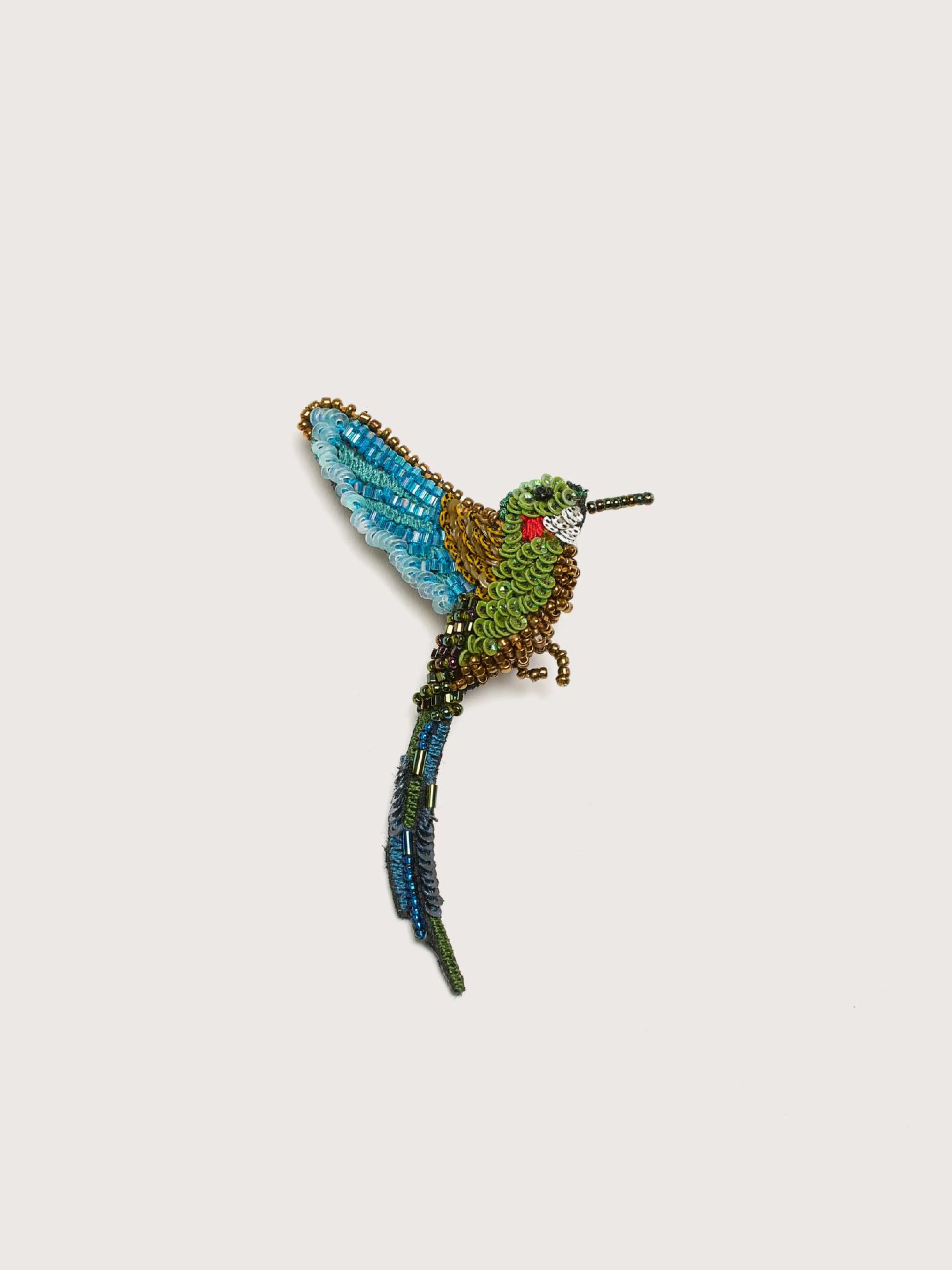 TROVELORE Tropical Hummingbird Broche