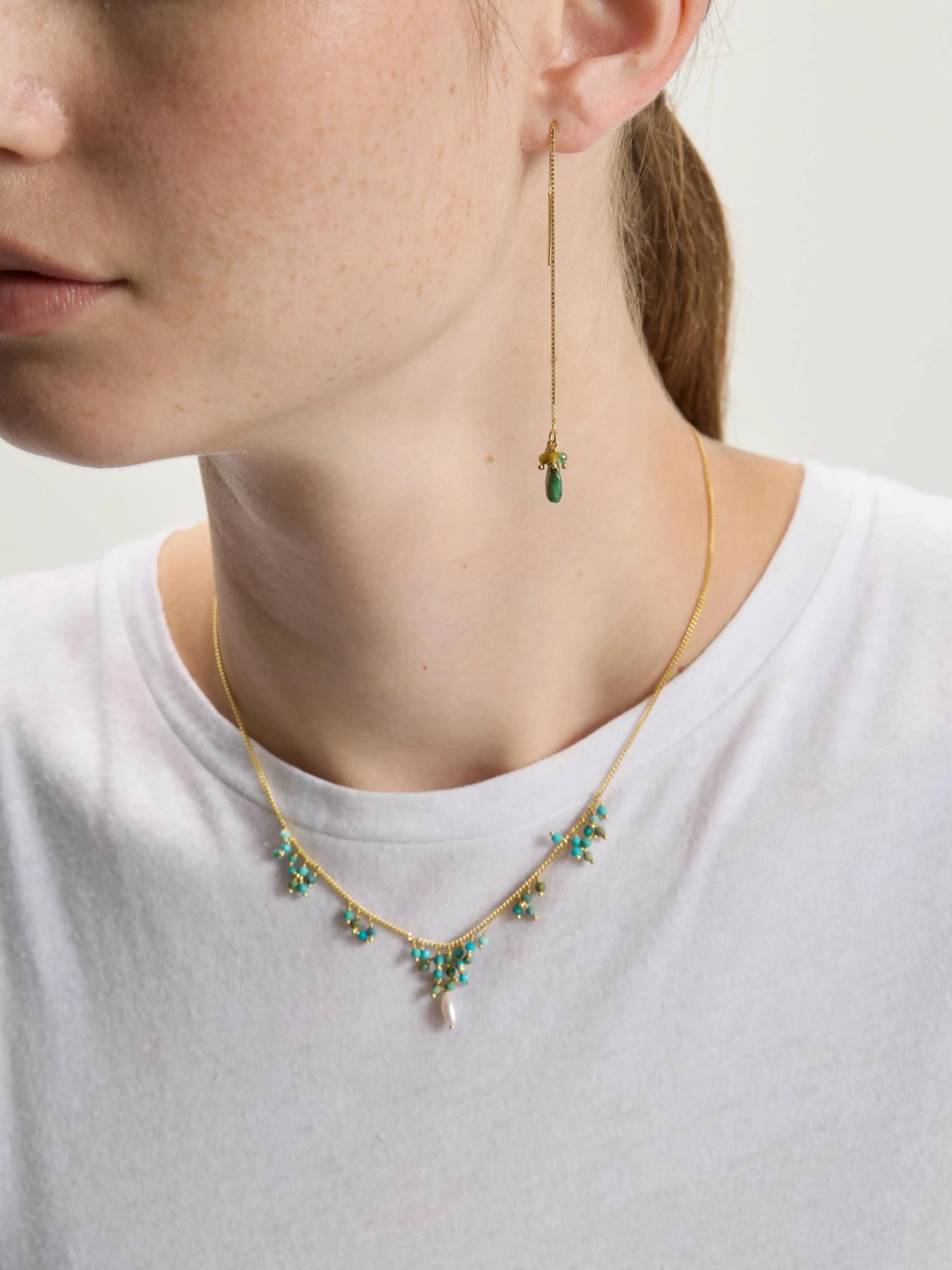 UNTITLEDITION Filo Serpentina Oorbellen