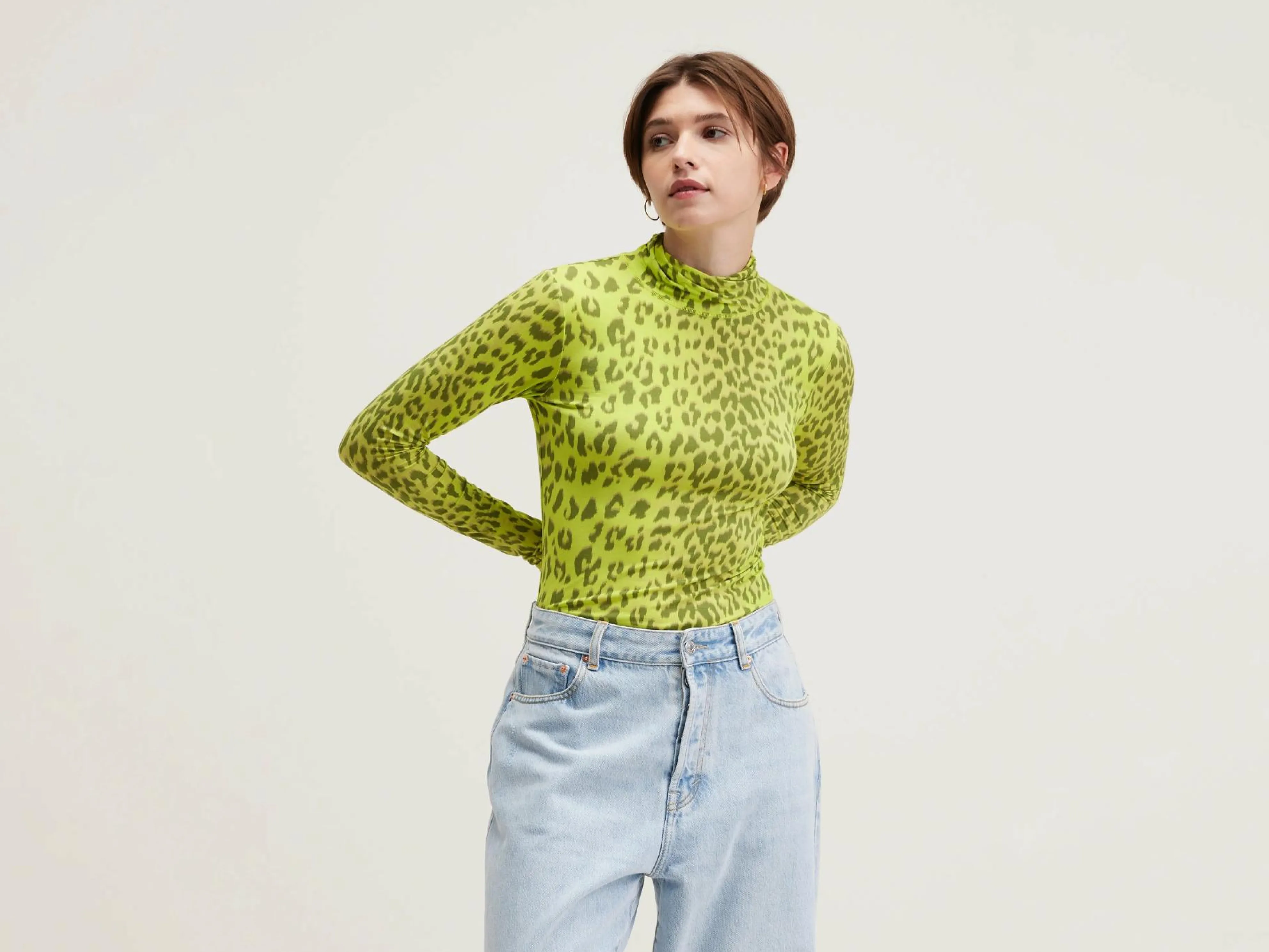 Vinny T-shirt Met Rolkraag